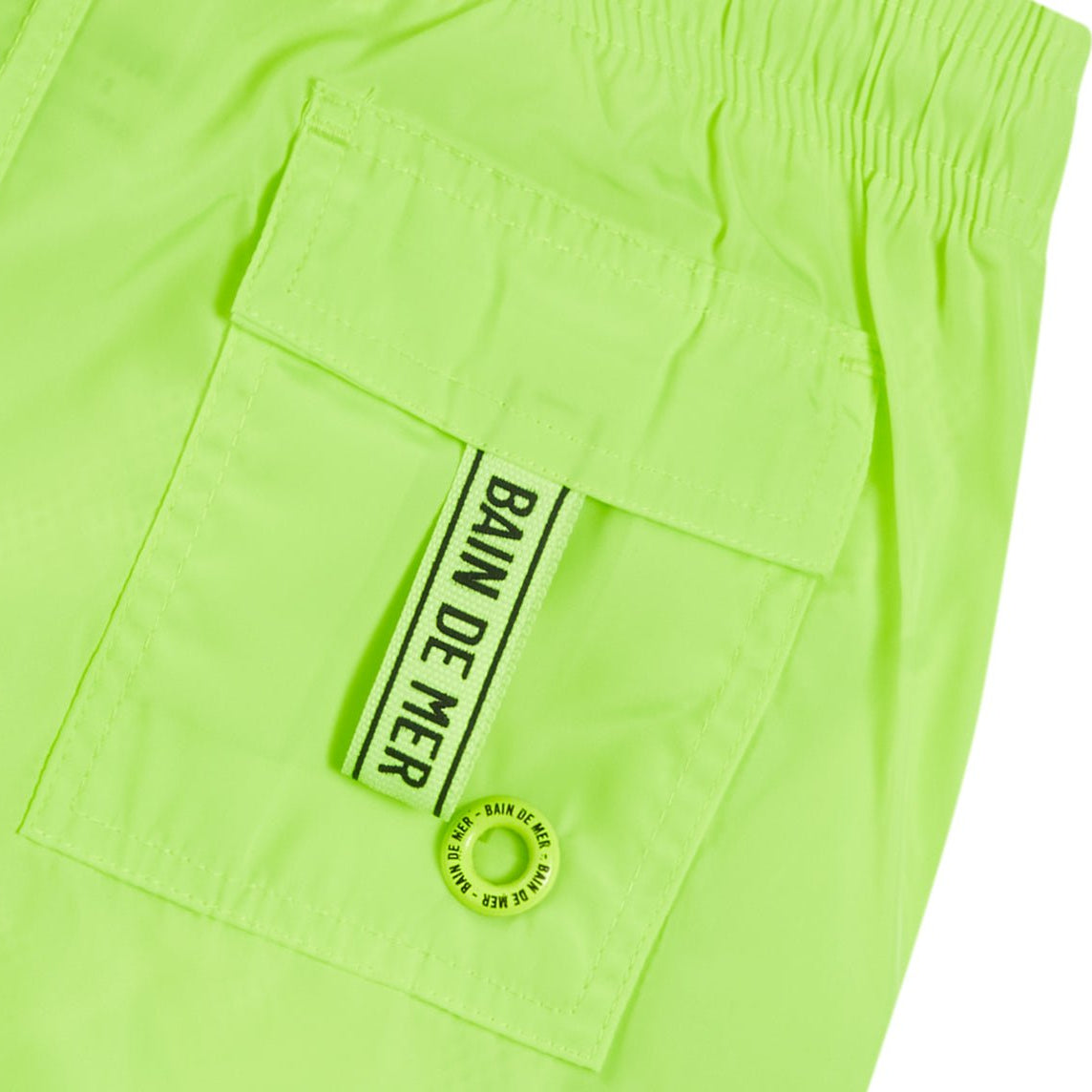 KIDS - Big skull neon yellow | Kids Swimwear - Bain de Mer