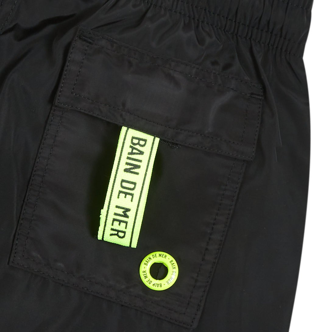 KIDS - Plain black | Kids Swimwear - Bain de Mer