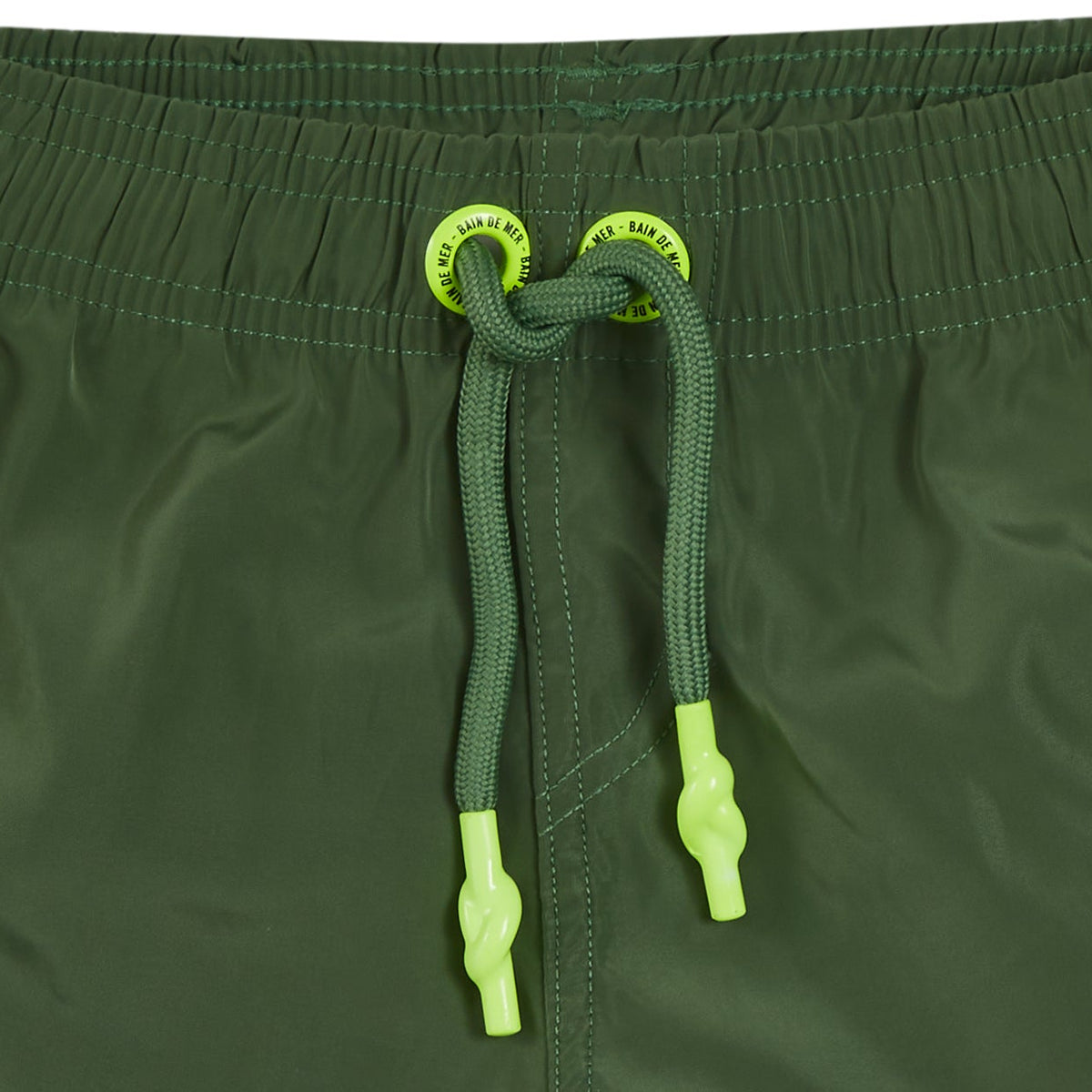 KIDS - Plain military green | Kids Swimwear - Bain de Mer