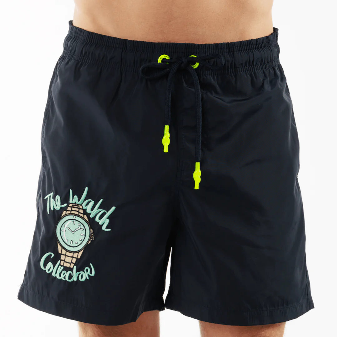Mens black swim shorts