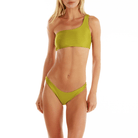 EMMA METALLIC OLIVE | Bikini Top - Bain de Mer