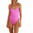 LANA SHINY PINK | One-piece Swimsuit - Bain de Mer